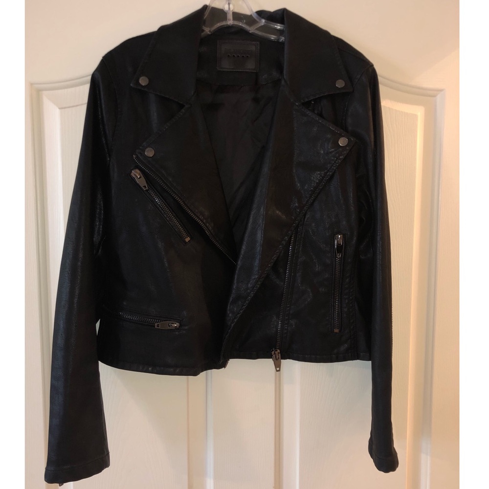 Fake leather jacket